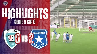 Calcio Serie D Gir G  Olbia CalcioPaganese 1926 02 Highlights [upl. by Gathers]