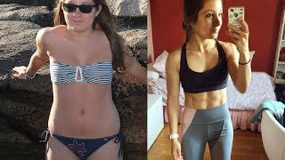 ANTES Y DESPUÉS CHICA GYM  Cambio físico de mujer [upl. by Dugan717]