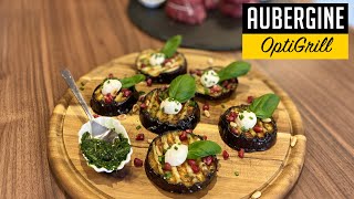 Gegrillte Aubergine im Tefal OptiGrill [upl. by Ytsrik]