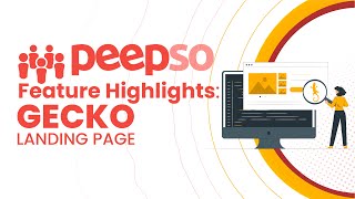 PeepSo Feature Highlights Gecko Landing Page [upl. by Neeli493]