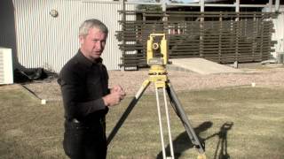 Theodolite 4  Vertical and Horizontal measurement [upl. by Neibaf]