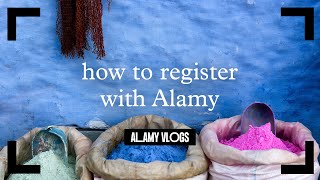 How to register with Alamy  Alamy Vlogs [upl. by Ellehsram865]