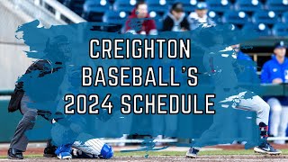 Creighton baseball 2024 schedule [upl. by Macnamara]