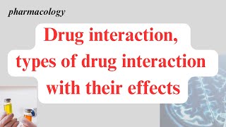 Drug interaction  Pharmacology  Pharma  Pharmacy  mbbs  bsc nursing  area under curve  AUC [upl. by Vanessa202]