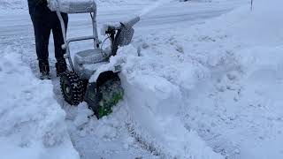 RIP GAS EGO 2Stage amp SingleStage Cordless Battery Snow Blower Review ❄️❄️❄️ [upl. by Allmon451]