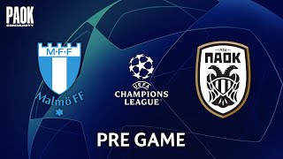 LIVE PRE GAME MALMO  PAOK CHAMPIONS LEAGUE 2ND QUALIFYING ROUND [upl. by Pollack222]