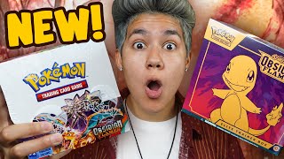 Opening NEW Pokemon OBSIDIAN FLAMES Booster Box amp ETB [upl. by Papageno]