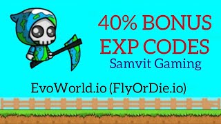 All Valid Bonus EXP Codes in EvoWorldio FlyOrDieio [upl. by Mercer666]