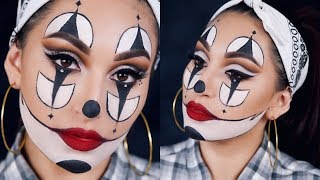 GANGSTER CLOWN HALLOWEEN MAKEUP TUTORIAL  BEAUTYYBIRD [upl. by Divadnhoj]