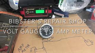 Volt gauge vs Amp meter how they work [upl. by Eniladam]