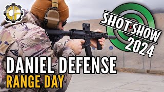 SHOT Show 2024 Daniel Defense Range Day [upl. by Valentijn340]