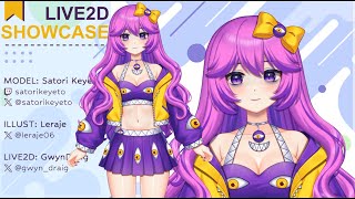 Satori Keyeto Live2D Model Showcase [upl. by Swehttam]