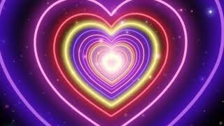 Neon Heart Tunnel Background neon hearttunnel [upl. by Eseuqram983]