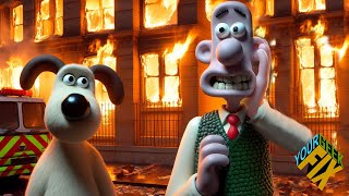 Wallace and Gromit Burn Down Aardman Animations [upl. by Bernhard835]