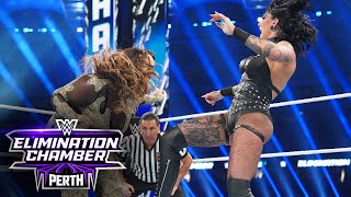 Rhea Ripley vs Nia Jax – Women’s World Championship Match WWE Elimination Chamber 2024 highlights [upl. by Lesko]