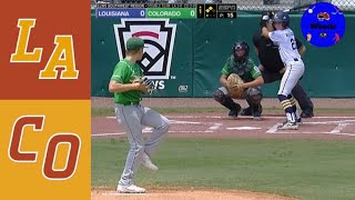 Little League World Series 2021 Southwest Region Semifinal  Louisiana vs Colorado  LLWS Highlights [upl. by Gefen]