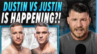 BISPING DUSTIN POIRIER vs JUSTIN GAETHJE REMATCH MUST HAPPEN [upl. by Quintin]