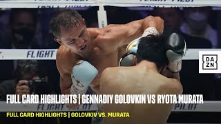 FULL CARD HIGHLIGHTS  Gennadiy Golovkin vs Ryota Murata [upl. by Birgit90]