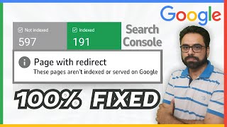 Page With REDIRECT Google Search Console FIXED  GSC Tutorial 20  Robin Mehta [upl. by Ainalem521]