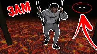 3AM HAUNTED PARK FLOOR IS LAVA CHALLENGE 3AM CHALLENGE 😱 [upl. by Elpmet]