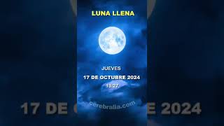 Calendario Lunar Octubre 2024 shorts [upl. by Gladi]