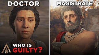 Kill Doctor vs Kill Magistrate ALL CHOICES Who is Guilty  Assassins Creed Odyssey [upl. by Adnaval]