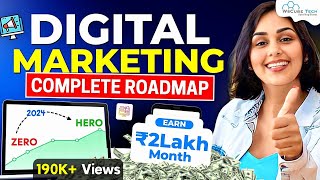 Digital Marketing Roadmap 2024 FASTEST Way to Learn Digital Marketing amp Get Job Full Guide [upl. by Cochrane]