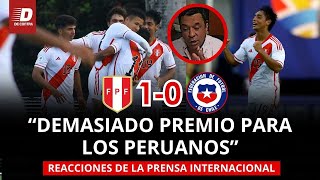 REACCIONES y NARRACIÓN de la prensa internacional al triunfo de PERÚ 10 sobre CHILE  De Contra [upl. by Annohsed334]