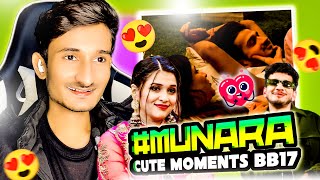 MUNARA CUTE MOMENTS BB17 🦋😻 MUNAWAR FARUQUI amp MANNARA CHOPRA CUTE MOMENTS 🤩 SULEMAN MUGHAL [upl. by Alyat]