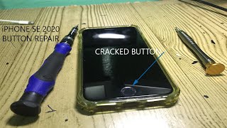 iPhone SE Home Button Replacement How To Change [upl. by Mitinger]