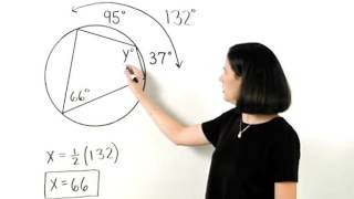 Inscribed Angles  MathHelpcom [upl. by Ashti]