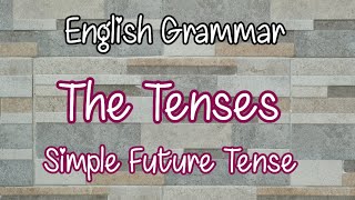 Simple Future Tense in English Grammar  Short Note on Simple Future Tense [upl. by Cence]