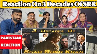 Reaction On 3 Decades Of SRK Tribute To The Legend Of Indian Cinema 2022  SRK SQUAD [upl. by Lessig]