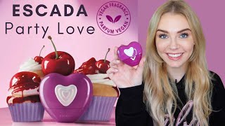 NEW ESCADA PARTY LOVE PERFUME REVIEW  vs CANDY LOVE vs FAIRY LOVE vs SHOW ME LOVE  Soki London [upl. by Hintze]