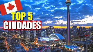 Top 5 CIUDADES MÁS GRANDES para inmigrantes en Canadá [upl. by Tratner]