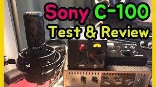 Sony C100 Microphone Test amp Review No Talking [upl. by Erodasi]