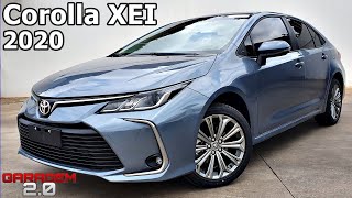 Novo Toyota Corolla XEI 2020 Em Detalhes  Garagem 20 [upl. by Inar457]