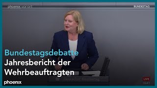 Bundestagsdebatte zum Jahresbericht 2020 der Wehrbeauftragten am 190521 [upl. by Marlo]