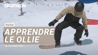 TUTO  Comment faire un Ollie en Snowboard  🏂  Decathlon [upl. by Scarlet]