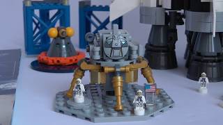 Lego Saturn V Review  Die 1 Meter große Rakete 21309 [upl. by Ottavia665]