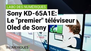 Test du Sony KD65A1E  le premier téléviseur Oled Sony [upl. by Ielirol]