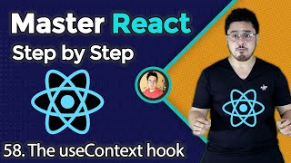 useContext hook Using React Context API  Complete React Course in Hindi 58 [upl. by Eusoj671]