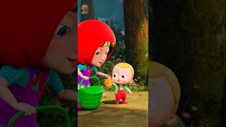 Little Red Riding Hood shorts babysongs farmees singalong videosforkids cartoon [upl. by Noskcire]