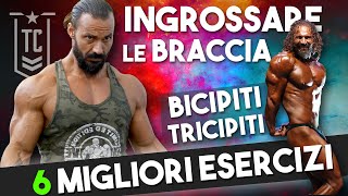 COME allenare BICIPITI e TRICIPITI  I 6 MIGLIORI esercizi per le braccia ▶️ [upl. by Christel]