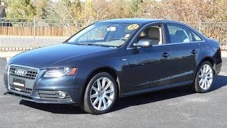 2012 Audi A4 20T Prestige Quattro Start Up Highlights Full Review [upl. by Dickey]