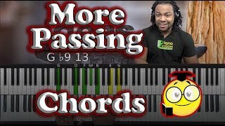 More Passing Chords  Key Of Bb [upl. by Ynafets538]