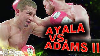 PAULIE AYALA vs BONES ADAMS II 🥊  FULL FIGHT  FEBRUARY 23 2002 [upl. by Esir732]