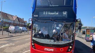 Morebus 2016 Alexander Dennis Enviro 400 MMC HF66 CGE on the 15 to Castlepoint [upl. by Campy]