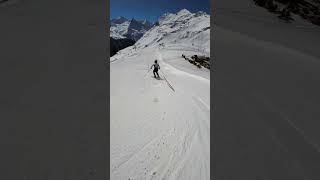 April slalom training in Zinal Switzerland [upl. by Tiffi]