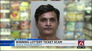 Clerk accused of stealing winning lottery ticket [upl. by Loresz]